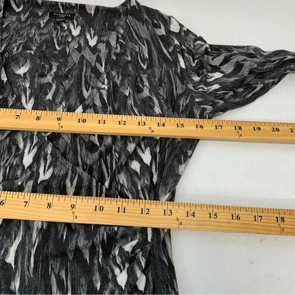 Talbots Dress Small Petite Jersey Knit Career Below Knee 3/4 Sleeve Office - Picture 9 of 9